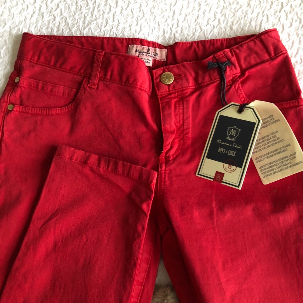 Mássimo dutti red girl pants